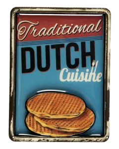 Koelkastmagnet Dutch Cuisine - Stroopwafels