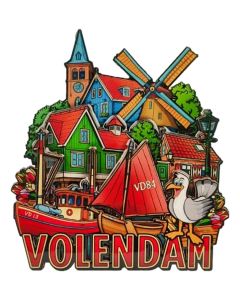 Koelkastmagneet 'City Vibes' Volendam 