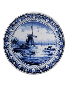 Magneet Keramiek Wandbord Molen, 6 cm