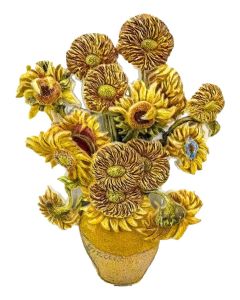 Magneet Van Gogh - Zonnebloemen Polystone