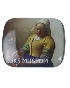 Pepermunt in blikje, Het Melkmeisje, Vermeer