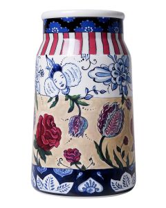 Melkbusvaas Zeven Rozen, 25 cm 
