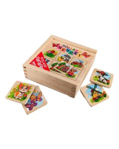Houten Memory Spel Holland