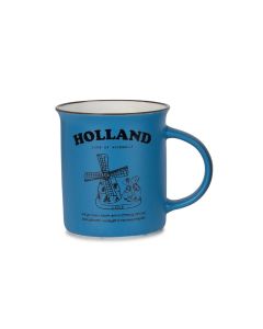 Mok Memoriez - Holland Molen - Groot, Blauw