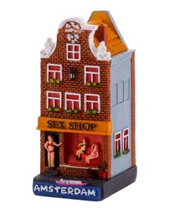 Mini Huisje Amsterdam "Sex shop"