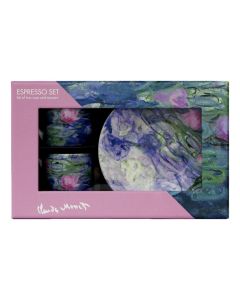 Espresso set, Monet, Waterlilies