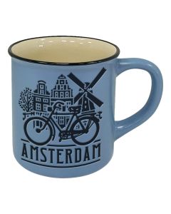 Mok Amsterdam - Blauw - Groot