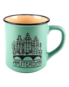 Mok "Amsterdam"  Groen - Groot 