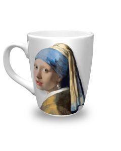 Mok "Meisje met Parel" - Wit