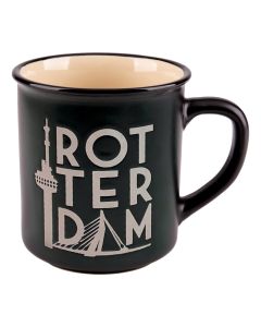 Mok "Rotterdam" - Zwart - Groot