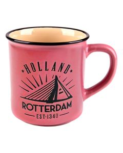 Mok "Rotterdam" - Roze - Groot