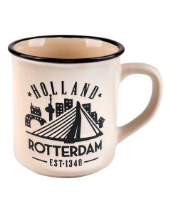 Mok "Rotterdam" - Wit - Groot