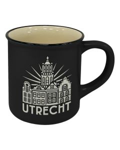Mok "Utrecht" - Zwart - Groot