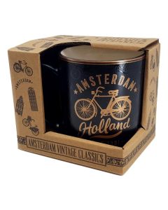 Mok Vintage Amsterdam "Grachten" Goud