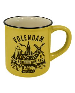 Mok "Volendam" - Geel - Groot