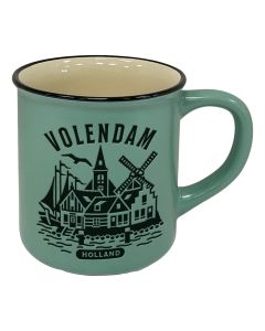 Mok "Volendam" - Groen - Groot
