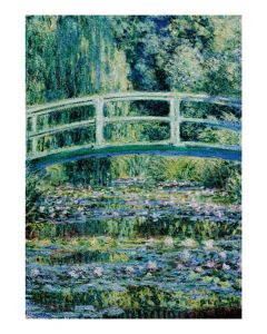 Tea Towel, "Waterlilies and Japanese Bridge", Claude Monet