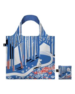 LOQI Moomin Opvouwbare Tas - Blue Forest