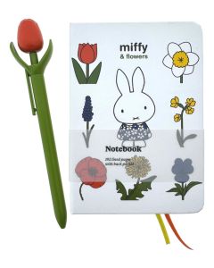 Notitieboekje A6 Nijntje Bloemen met Tulpen Pen