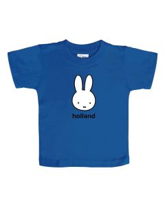 Kinder-shirt Nijntje Gezicht Blauw 