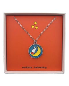 Halsketting Nijntje met Maan in cadeaudoosje