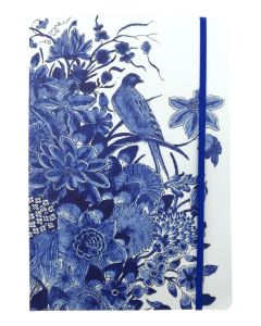 Notitieboekje Delfts blauwe Vogels (A5) 