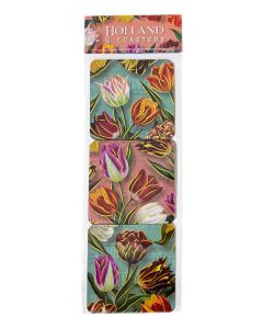 Onderzetters Hollandse Tulpen, set van 6