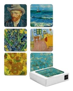 Vincent van Gogh Onderzetters Collectie (Set van 6)