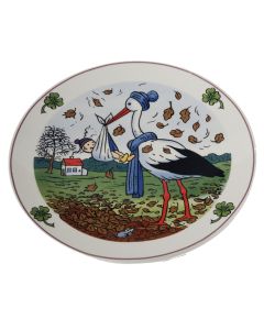 Geboortebordje Ooievaar, Herfst
