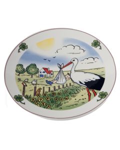Geboortebordje Ooievaar, Zomer