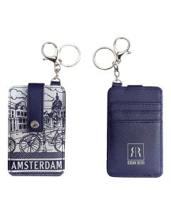 Pasjeshouder met Sleutelhanger - Amsterdam Design