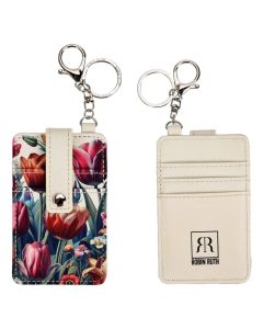 Pasjeshouder Tulpen Beige 