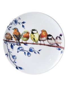 Wandbord "Bosvogels", 26 cm