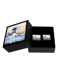 Cufflinks "Great Wave", Hokusai