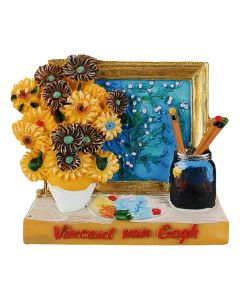 Koelkastmagneet Van Gogh Kunstwerk met Penselen