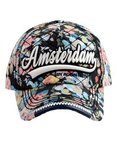 Pet Amsterdam Zwarte Bloemen