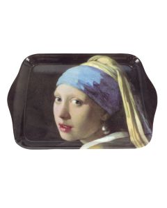 Dienblad met het meisje met Parel