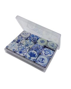 Mini Magneetjes Set Delft Blauwe Tegels