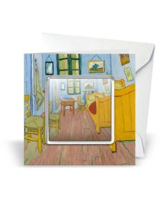 Postkaart met magneet Slaapkamer, Vincent van Gogh