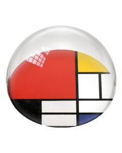 Paperweight Sphere Mondrian