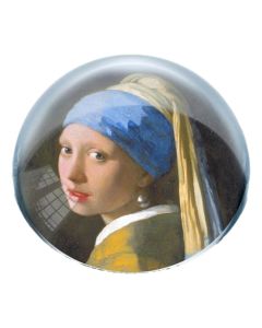 Paperweight Sphere Girl with Pearl