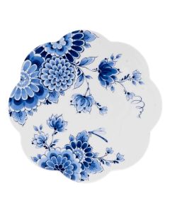 Applique Delfts Blauw - Bloem & Insecten - 23,5 cm