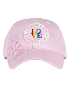 Cap All Pride Love is Love - Roze