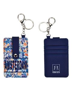 Pasjeshouder met Sleutelhanger - Amsterdam Bloemen