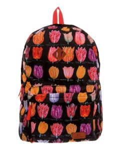 Opvouwbare Rugzak Zwarte Tulpen 