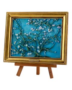 Schilderij Amandelbloesem op Ezel - Groot