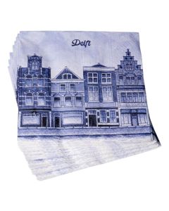 Pakje Servetten "Delft" (20 stuks)