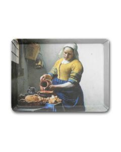 Dienblad "Het melkmeisje" door Johannes Vermeer, medium