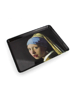 Dienblad "Meisje met de parel" door Johannes Vermeer, medium