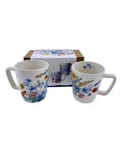 Koffiemokken set Wildbloemen - 2 stuks